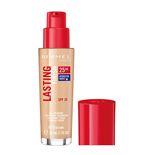 Rimmel London Lasting Finish Foundation 25H, Base de Maquillaje Tono 70 - 30 ml