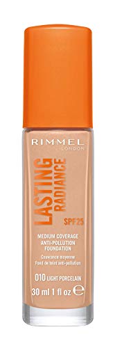 Rimmel London Lasting Radiance Foundation, Base de maquillaje. Tono 11