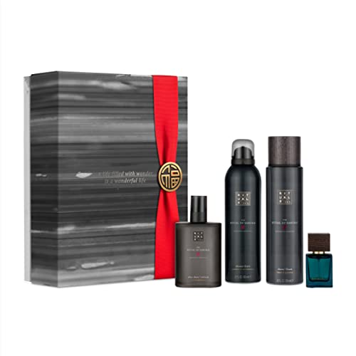 RITUALS Cesta Regalo para Hombres del Ritual of Samurai, Tamaño Grande - Con Bambú, Menta Japonesa y Sándalo - Propiedades Refrescantes y Vigorizantes