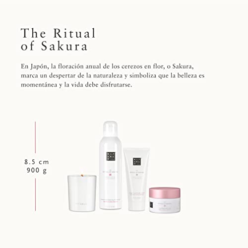 RITUALS Cesta Regalo para Mujeres del Ritual of Sakura, Tamaño Mediano - Con Leche de Arroz y Flor de Cerezo - Propiedades Nutritivas y Reparadoras para la Piel