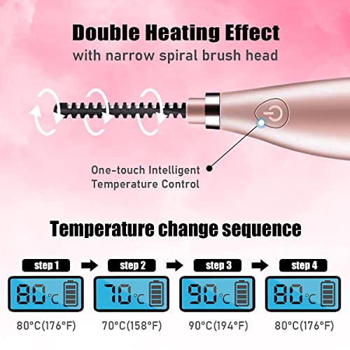 Rizador Pestañas Eléctrico, Rizador Pestañas Profesional Control Inteligente de Temperatura de Cerámica, Anti-escaldado, 3 Niveles de Temperatura Ajustable, Rizado Natural Rápido de Pestañas