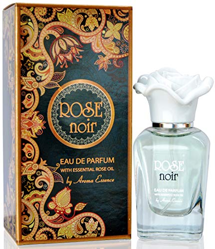 ROSE NOIR Women eau de Parfum de Aroma Essence 35ml, Lujoso Perfume de Noche para la Mujer Elegante, Fragancia Clásica con Notas de Aceite de Rosa Damascena, Ylang-ylang