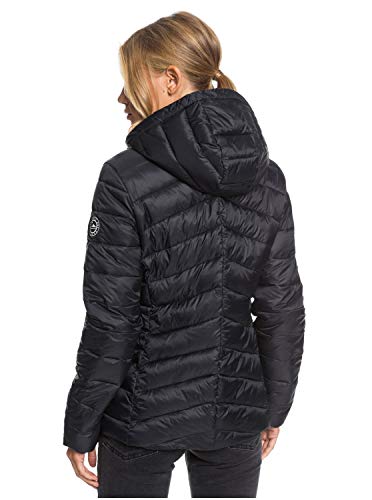 Roxy Coast Road - Chaqueta Con Acolchado, Resistente Al Agua, Ligera Y Plegable Para Mujer Chaqueta Con Acolchado, Resistente Al Agua, Ligera Y Plegable, Mujer, anthracite, M