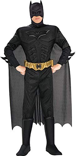 Rubie's 880671 - Disfraz de Batman para hombre, Negro,Talla M (pecho 107 cm/ cintura 76- 86 cm)