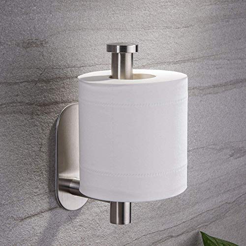 Ruicer Portarrollo para Papel Higiénico Autoadhesivo Portarrollos Baño Acero Inoxidable