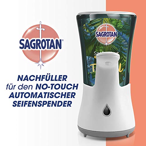 Sagrotan No-Touch Refill Tropical Edition - Para dispensador automático de jabón - 5 x 250 ml Jabón de manos en práctico paquete de valor