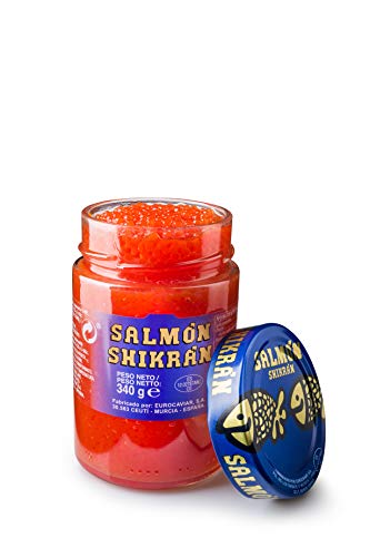 Salmón Shikrán® en esferas, tarro de 340 g