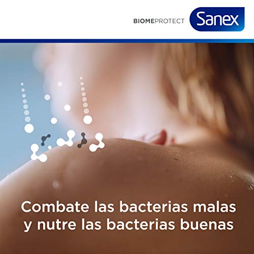 Sanex Biomeprotect Dermo Protector, Gel De Ducha O Baño, Piel Normal, Con Prebiótico, Combate Las Bacterias, Pack 4 X 600ml, 2400 Mililitro