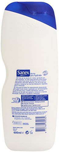 Sanex - Gel de ducha en crema - Piel muy seca - 600 ml