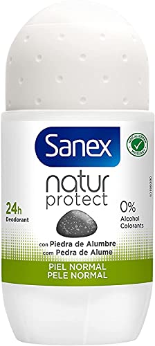 Sanex Natur Protect, Desodorante Hombre o Mujer, Desodorante Roll-on, Pack 6 Uds x 50ml