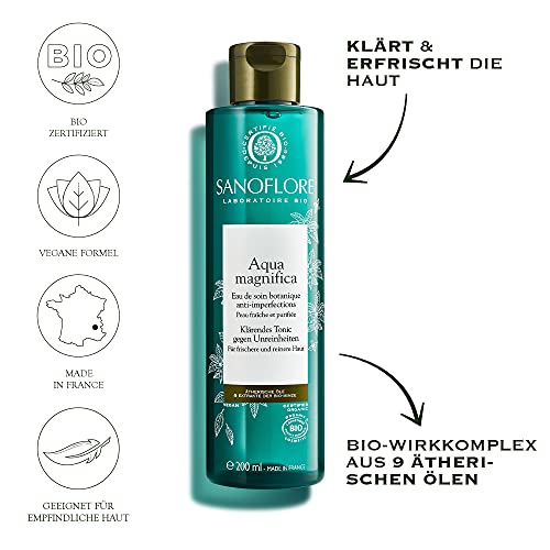 Sanoflore Aqua Magnifica - Esencia botánica para conseguir una piel perfecta (200 ml)