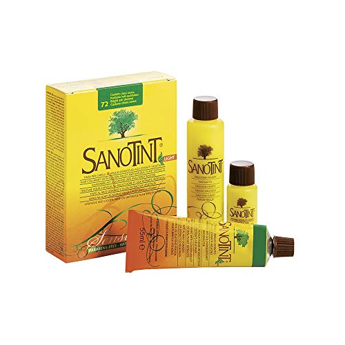 SANOTINT Sensitive 72 Castaño Claro Ceniza - 500 g, dorado