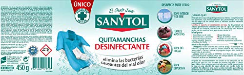 Sanytol - Quitamanchas Desinfectante - 4 unidades de 450gr