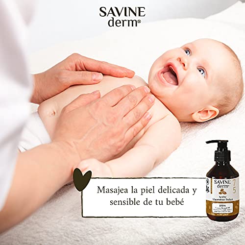 SAVINE DERM ACEITE DE ALMENDRAS DULCES PREMIUM Antiestrías para Embarazadas - 100% PURO y NATURAL/Previene las Estrías del Embarazo y Cicatrices/ Prensado Frío | Pieles secas y sensibles