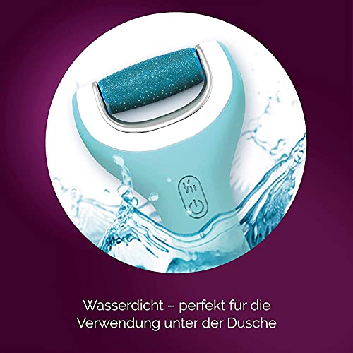 Scholl Velvet Smooth - Quitacallos eléctrico Pro – Para eliminar callos en pies secos y mojados – Recargable – 1 dispositivo + estación de carga