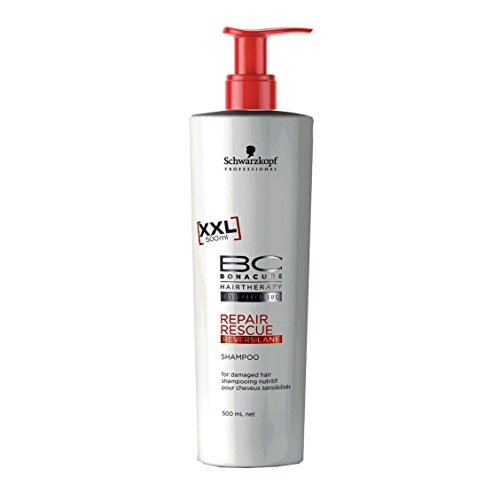 Schwarzkopf BC Bonacure Repair Rescue, Champú para cabello fino a normal, 500 ml