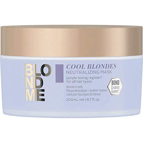 Schwarzkopf Blondme Cool Blondes Mascarilla 200ML (Frío), Único, Estándar