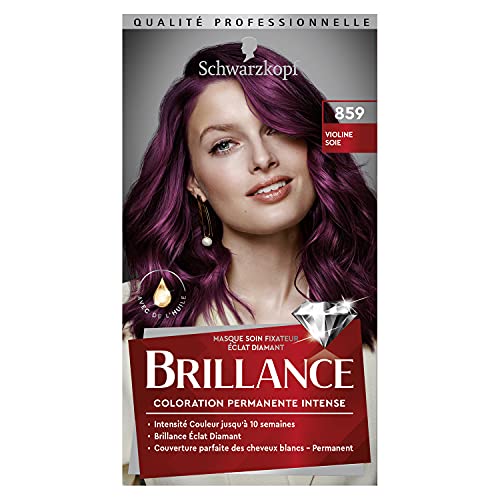 Schwarzkopf Brillance – Coloración permanente – Violine seda 859