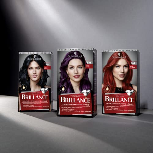 Schwarzkopf Brillance – Coloración permanente – Violine seda 859