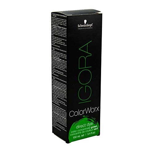 Schwarzkopf Igora ColorWorx Tinta, Tono Verde - 100 ml