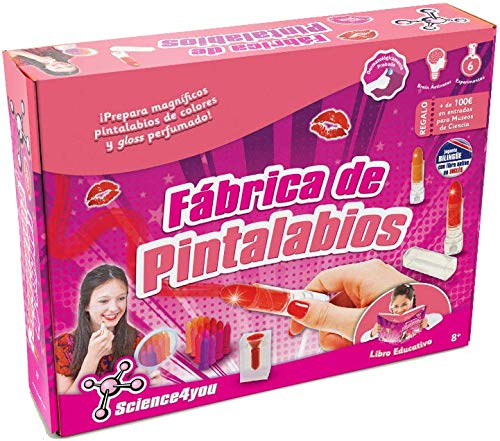 Science4you-Science4you-Fábrica Fábrica de Pintalabios para Niños +8 Años, multicolor, (399310)