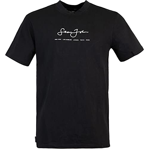 Sean John Classic Logo Essential - Camiseta Negro M