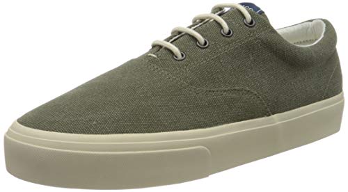 Sebago John Zen Canvas, Zapatillas Hombre, Verde (Green Military 909), 41.5 EU