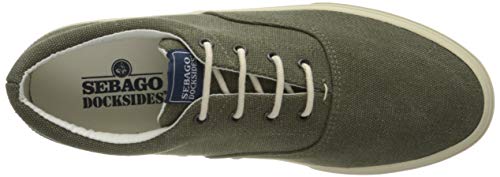 Sebago John Zen Canvas, Zapatillas Hombre, Verde (Green Military 909), 41.5 EU