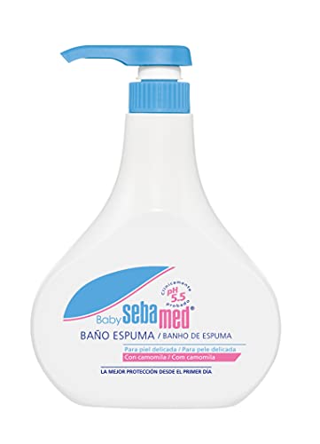 Sebamed - Baby espuma baño, fórmula sin jabón con pH 5.5, refuerza el desarrollo del manto ácido del bebé y el equilibrio hídrico de la piel, 1000 ml