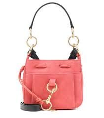 SEE BY CHLOÉ Bolso mini tony bucket wooden pink UNICA