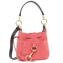 SEE BY CHLOÉ Bolso mini tony bucket wooden pink UNICA