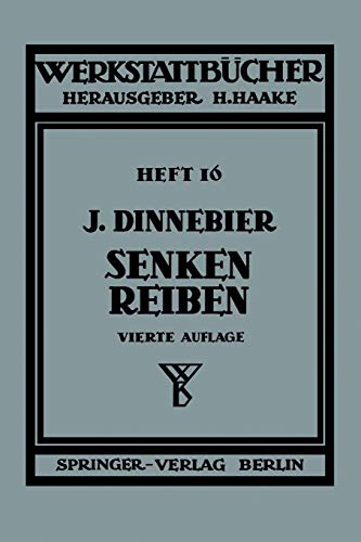 Senken Und Reiben: 16 (Werkstattbücher)