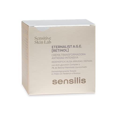 Sensilis Eternalist A.G.E - Crema Transformadora Antiedad Intensiva con Retinol Para Pieles Sensibles o con Rosácea 50 Ml