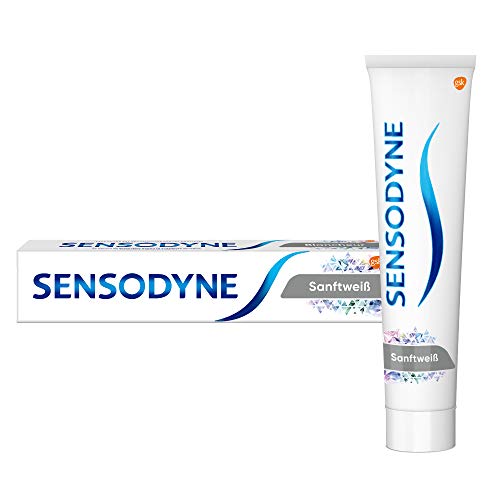 Sensodyne - Pasta dentífrica suave para uso diario con flúor, para dientes sensibles al dolor (1 envase de 75 ml)