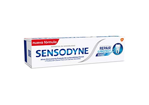 Sensodyne Repair & Protect Pasta de Dientes, Alivio para Dientes Sensibles, Protección Duradera frente a la Sensibilidad Dental, 75 ml