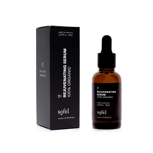 SERUM 100% Organico I Antiedad I Multivitaminico I Hidratante I Con Aceite de Higo chumbo, de Argán y Esencial de Neroli I Vegano I Frasco de Vidrio con Cuentagotas I 30 ml.