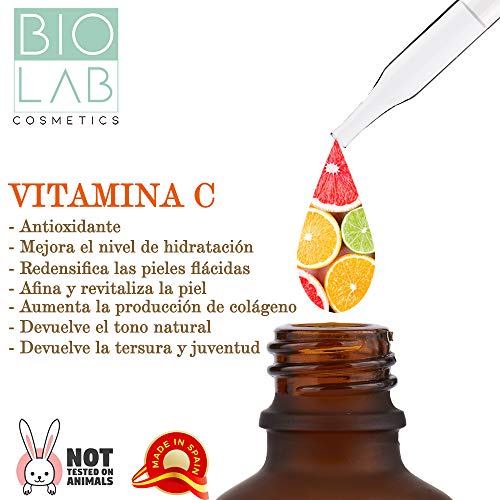 Serum Con Vitamina C Y Acido Hialuronico - Acido Hialuronico Vitamina C Serum - Acido Hialuronico Y Colageno - Serum Hidratante Anti Edad