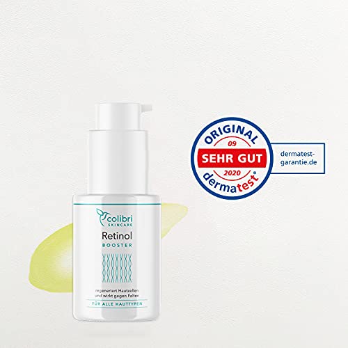 Sérum de retinol de dosis alta - Complejo activo de 4 ingredientes con retinol, retinal, bakuchiol y ceramidas - Vitamina B3 - Serum Retinol puro para la cara - Contorno de Ojos - Made in Germany