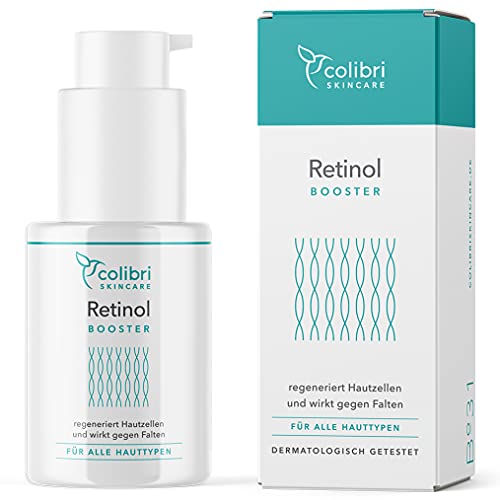 Sérum de retinol de dosis alta - Complejo activo de 4 ingredientes con retinol, retinal, bakuchiol y ceramidas - Vitamina B3 - Serum Retinol puro para la cara - Contorno de Ojos - Made in Germany