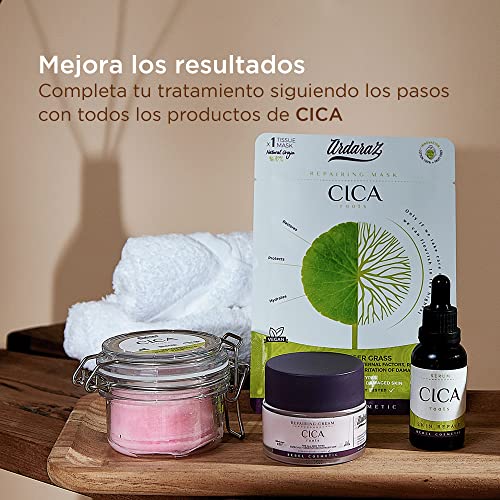 Serum Hidratante Facial Concentrado Reparador con Cica (Centella Asiática) y Niacinamida. Serum Facial que Reduce las marcas y cicatrices. Resultados reales en 4 semanas. Ardaraz