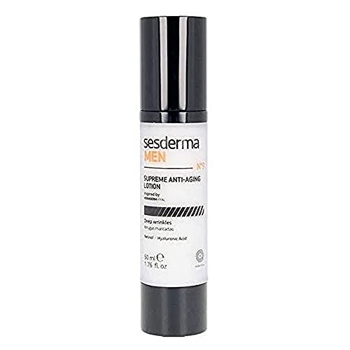 SESDERMA Men locion Facial antienvejecimiento 50ml, Negro, One Size