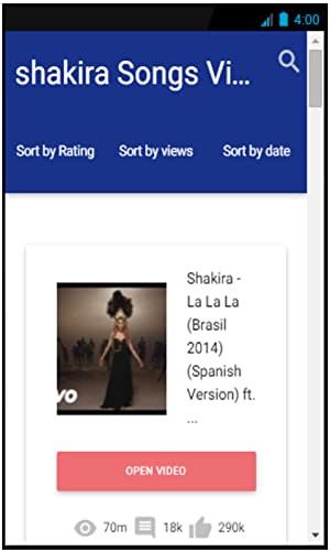 shakira Songs Video