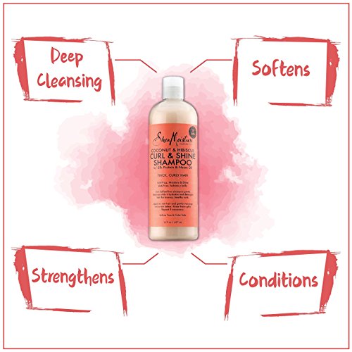 Shea Moisture Coconut & Hibiscus Curl & Shine Shampoo, 16 Ounce by Shea Moisture