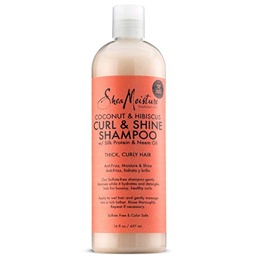 Shea Moisture Coconut & Hibiscus Curl & Shine Shampoo, 16 Ounce by Shea Moisture