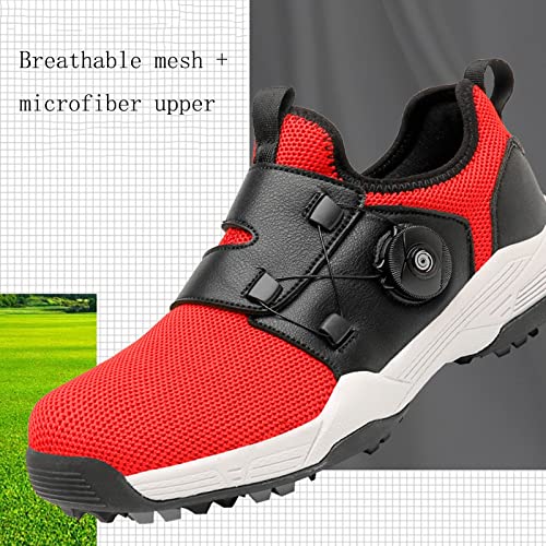 Shhyy Golf Spikeless Zapato de Golf Zapatos de Golf para Mujer,Zapatillas Deportivas De Golf Sin Púas Calzado Ligero para Mujer Caminar Al Aire Libre,Blanco,5UK