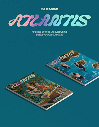 Shinee - Atlantis [Adventure Ver.] (The 7th album repackage) [Pre Order] CD+Folded Poster+Others with Tracking, Extra Decorative Stickers, Photocards