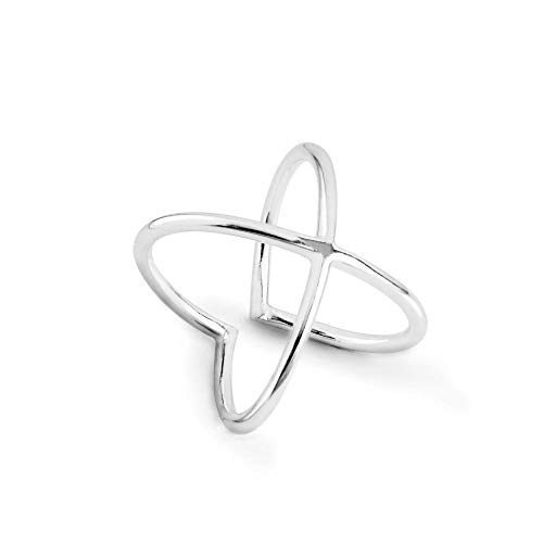 SINGULARU ® - Anillo 4Ever Plata para Mujer Plata de Ley 925 - Joyas mujer