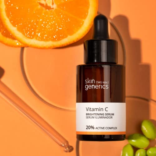 Skin Generics | Set de Serum Facial Antiarrugas | 1 Serum Vitamina C Iluminador + 1 Serum Antiedad con Retinol Puro | Tratamiento Facial Antiarrugas Día y Noche | Set para Regalo Mujer Cuidado Facial