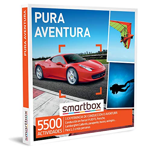 Smartbox - Caja Regalo Pura Aventura - Idea de Regalo para Hombres - 1 Experiencia de Aventura o conducción para 1, 2 o más Personas