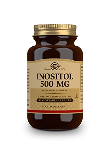 Solgar Inositol 500 Mg Cápsulas Vegetales, Envase de 50